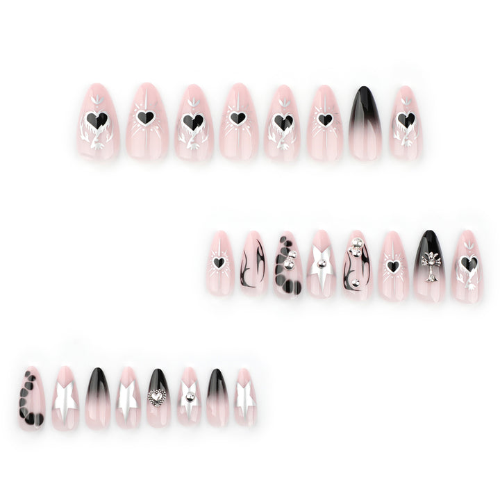 Artful Gothic nails with 3D decorations Bowlift