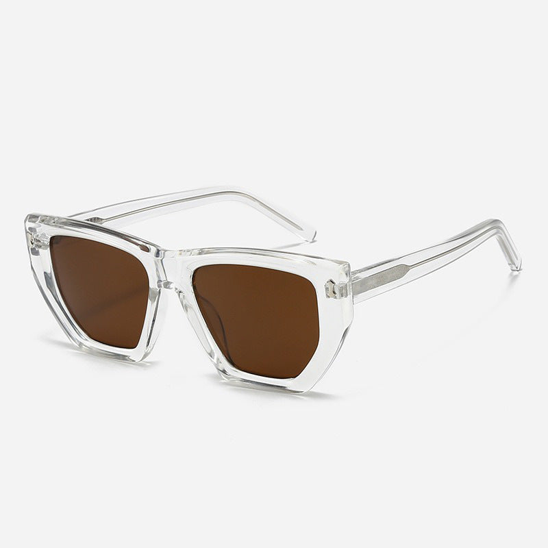 Ladies' Fashion Sunglasses with Unique Hexagonal Frame and Protective Lenses Bowlift