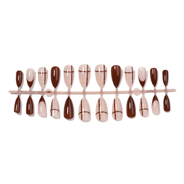 Acrylic Nail Set with Colorful Designs Bowlift