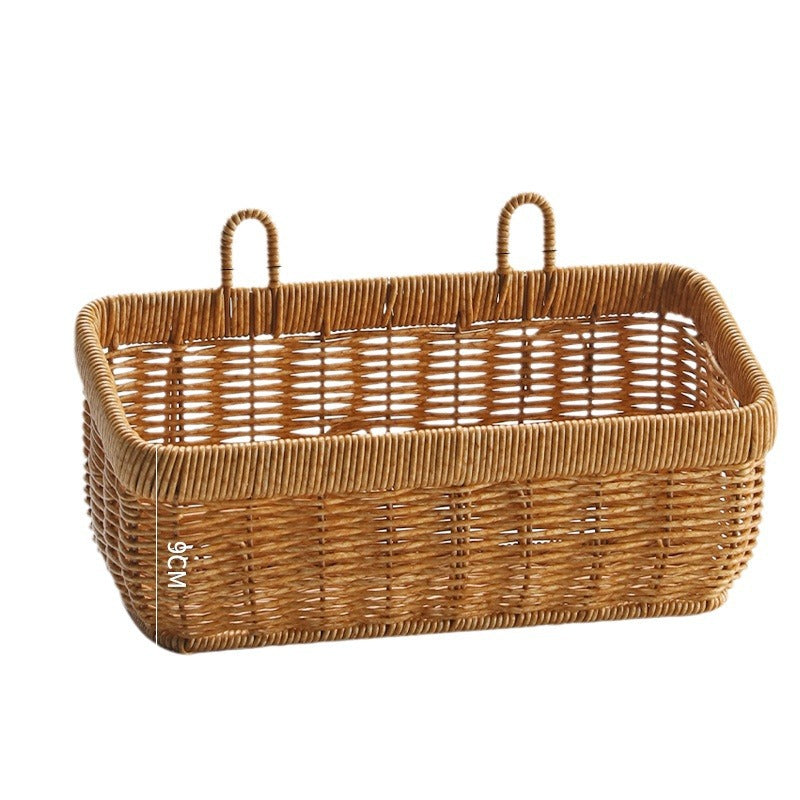Handwoven Multi-Compartment Storage Basket Bowlift