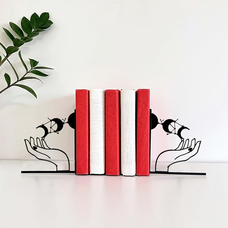 Artistic Handcrafted Metal Bookends