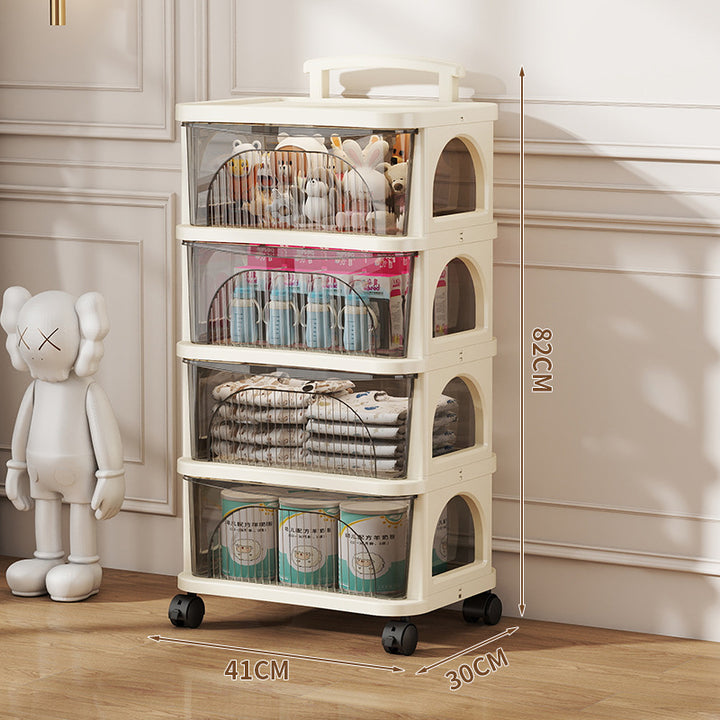 Multi-Tier Rolling Storage Organizer Bowlift