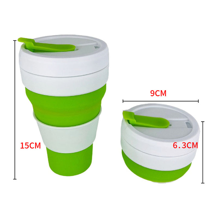 Women Foldable Coffee Cup with Lid Bowlift