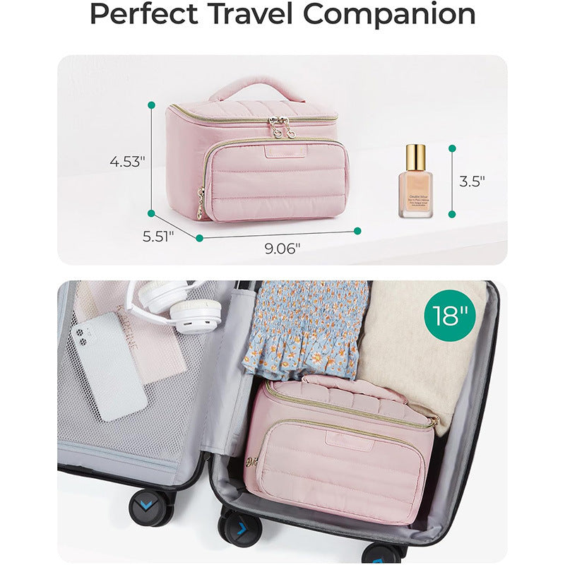 Multifunctional Cosmetic Organizer Bag with Removable Hanging System Bowlift