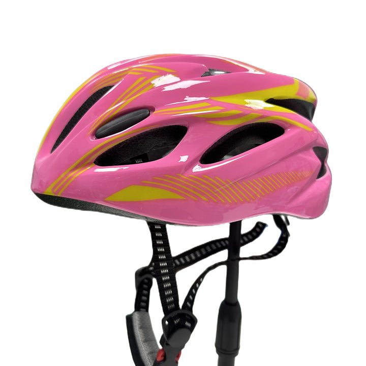 streamlined high-ventilation cycling helmet with micro-adjust retention and impact-absorbing liner Bowlift