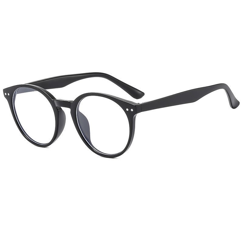 Women's fashionable round sunglasses with transparent frame and UV protection Bowlift