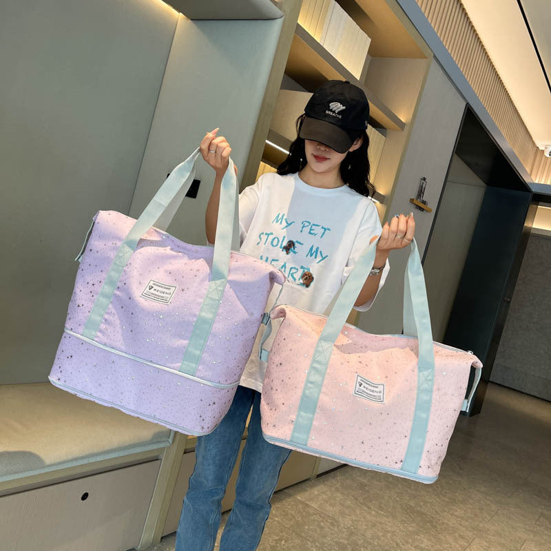 Stylish Multi-Pocket Travel Tote Bag Bowlift
