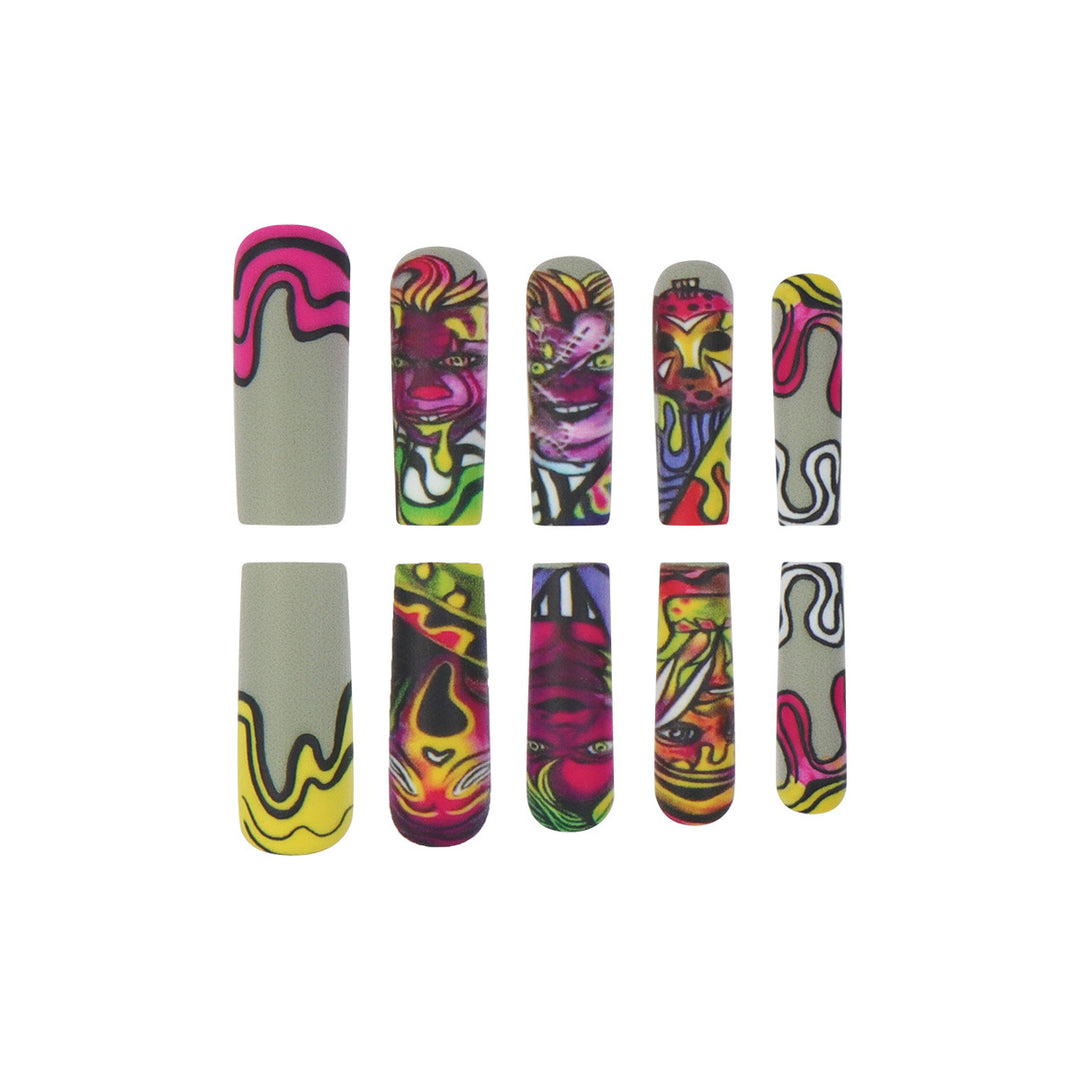 Artistic Press-On Nail Designs Bowlift