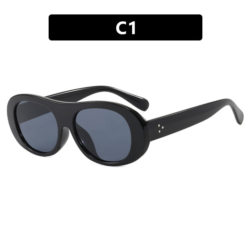Women's fashionable oversized sunglasses with elegant tortoiseshell pattern Bowlift