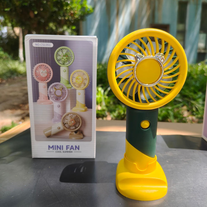 Unisex Portable Mini Fan with Rechargeable Battery Bowlift