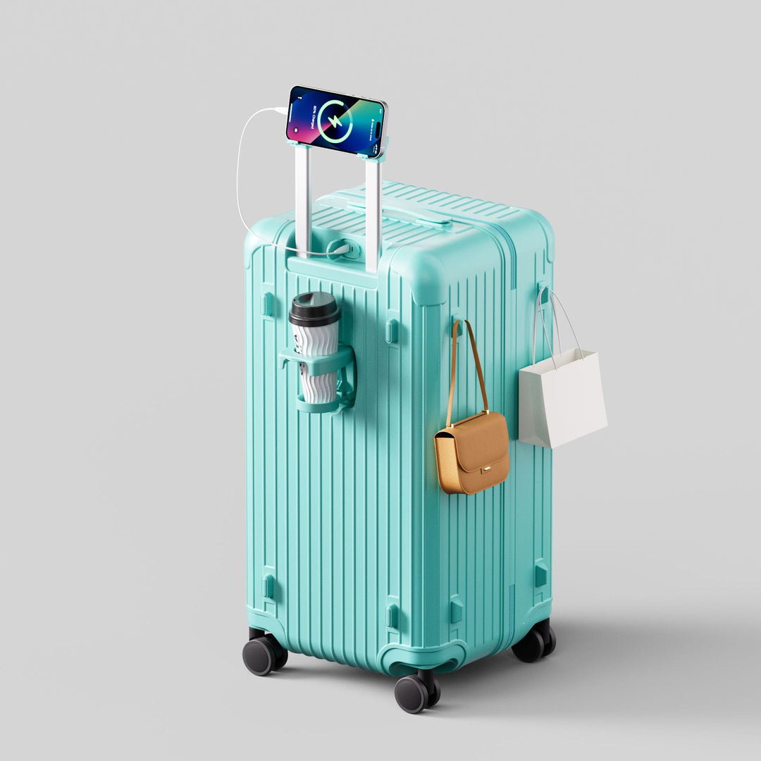 Smart Hard-Shell Travel Trolley Suitcase