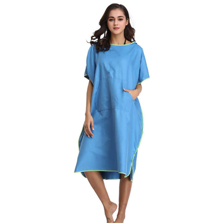 multifunctional beach poncho with practical pocket Bowlift