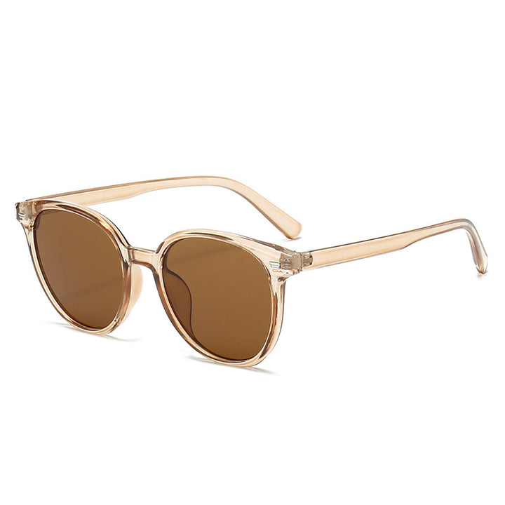 Vintage-Inspired Round Frame Sunglasses