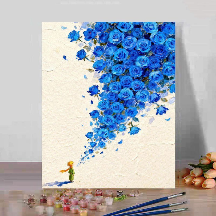 Floral Fantasy Art Canvas Print Bowlift