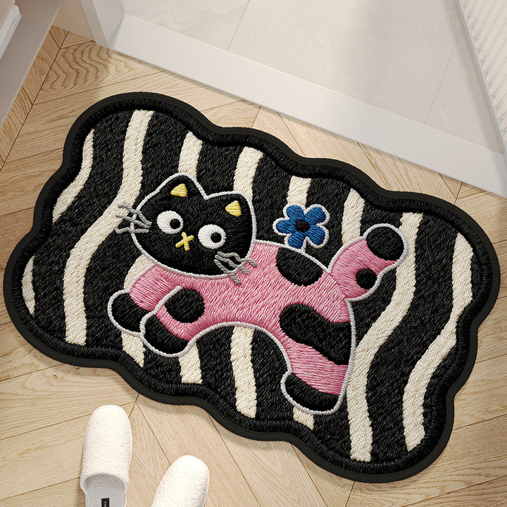 Adorable Dog-Themed Area Mat Bowlift