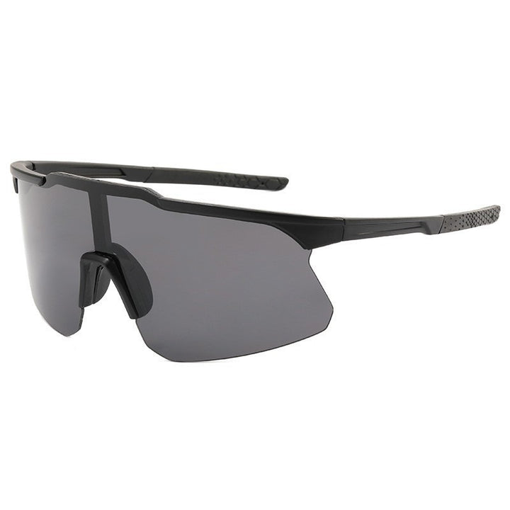 Unisex nan sporty performance sunglasses half rimless with polarized lenses and non-slip nose pad Bowlift
