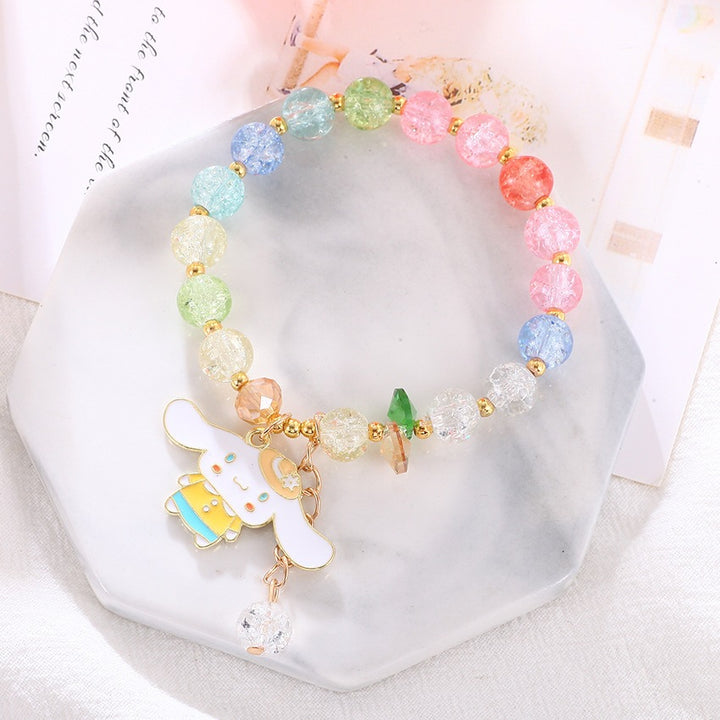 Playful bracelet with colorful glass beads Bowlift