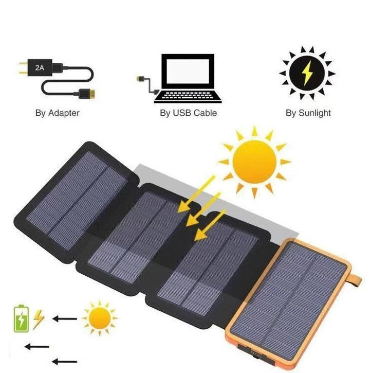 Solar Charger with Foldable Design by Bowlift