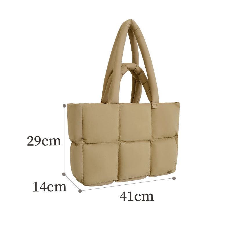 Quilted Puff Tote Bag Bowlift