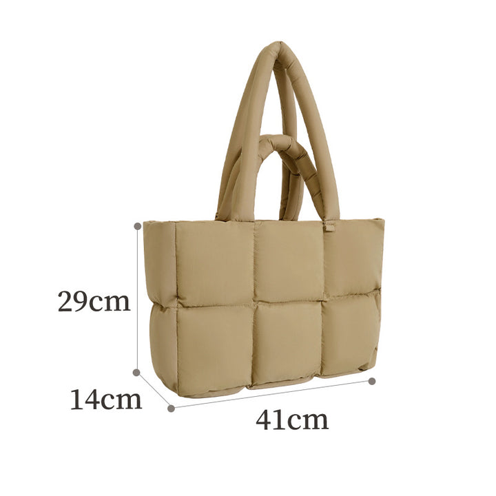 Quilted Puff Tote Bag Bowlift