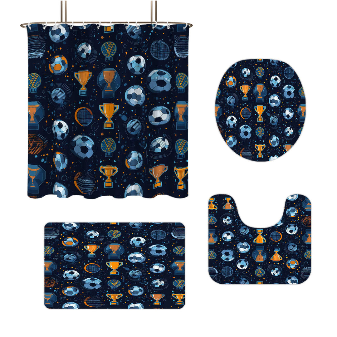 Basketball-Themed Bathroom Decor Set Bowlift