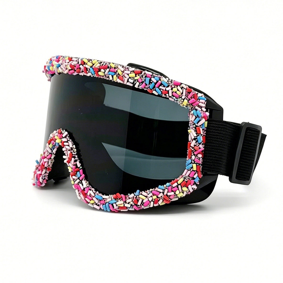 Women's ski goggles in creative design with colorful accents Bowlift