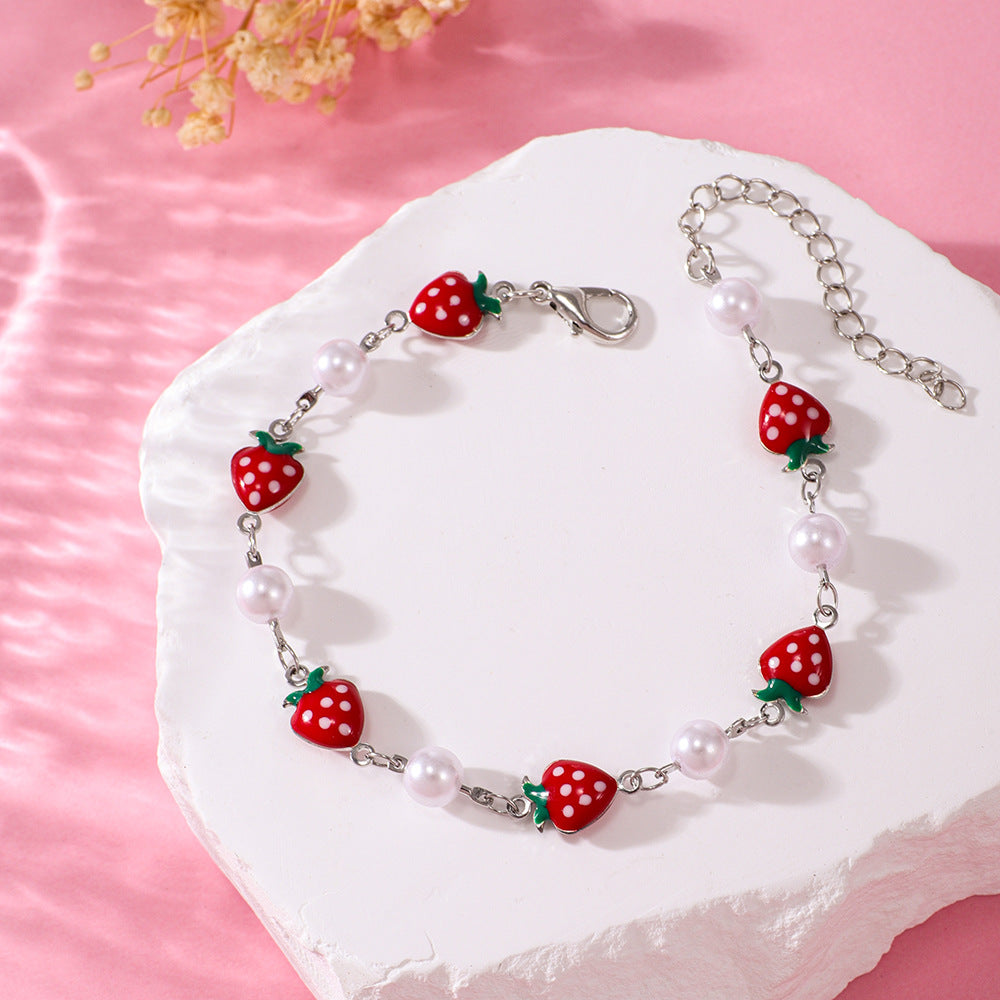 Strawberry Charm Bracelet Bowlift