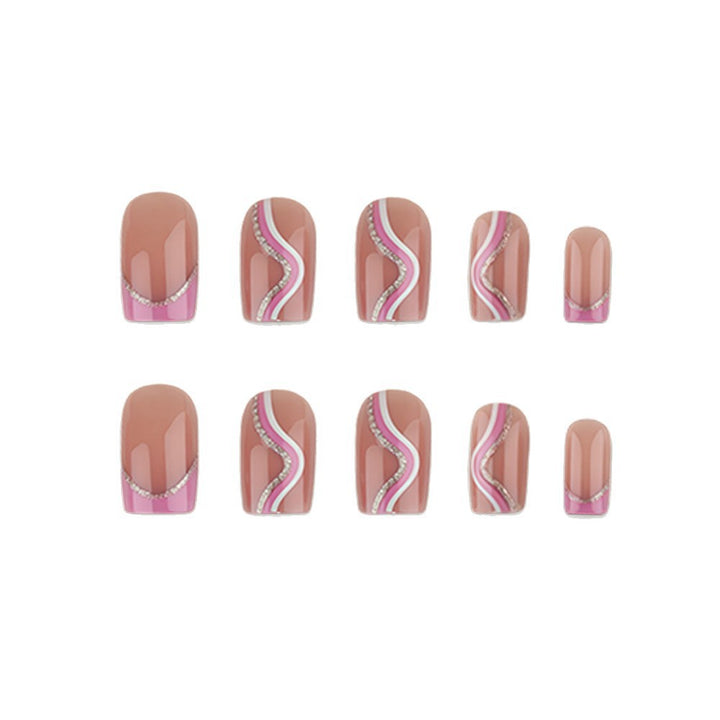 Glamorous Nail Art with Rhinestones Bowlift
