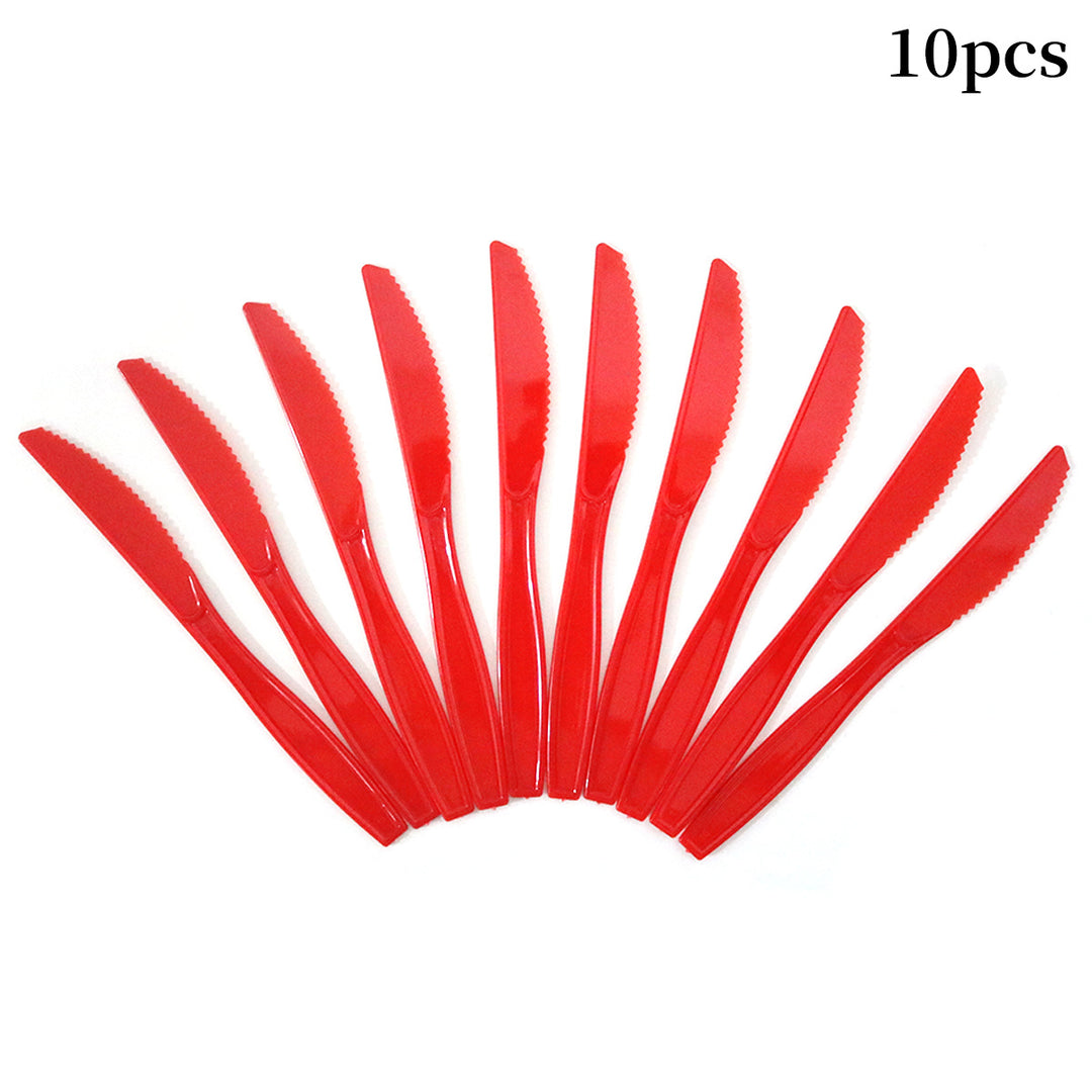 Unisex nan robust disposable forks made of food-safe plastic for dessert and party plates Bowlift