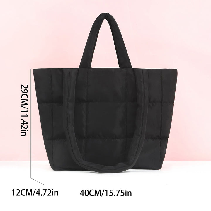 Square-shaped tote bag with padded design Bowlift