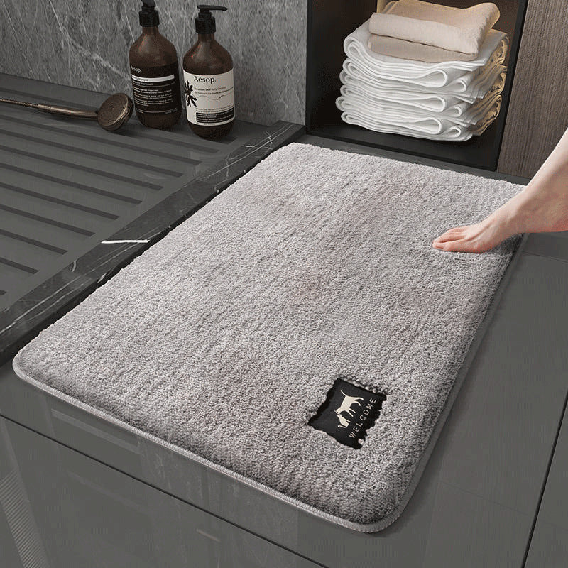 Plush Microfiber Bath Mat Bowlift