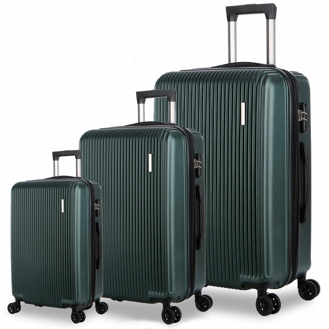 Unisex Three-Piece Expandable Hard Shell Luggage Set Bowlift