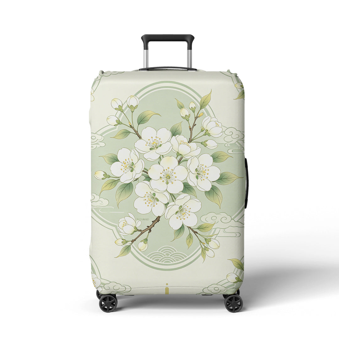 Women Hard Shell Suitcase in Elegant Bamboo Design Bowlift
