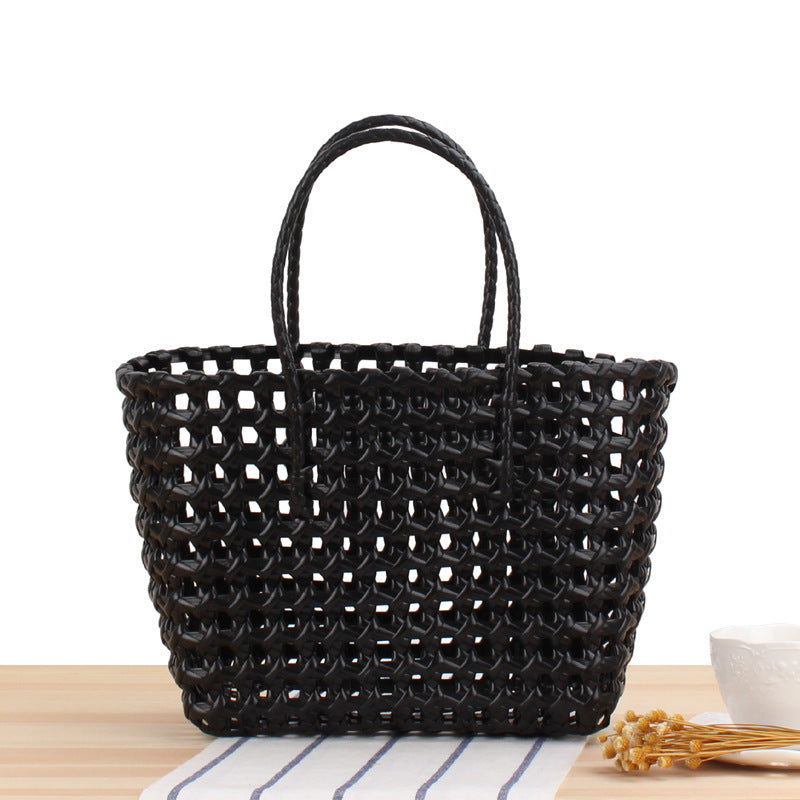 Handcrafted basket bag with unique structural design Bowlift