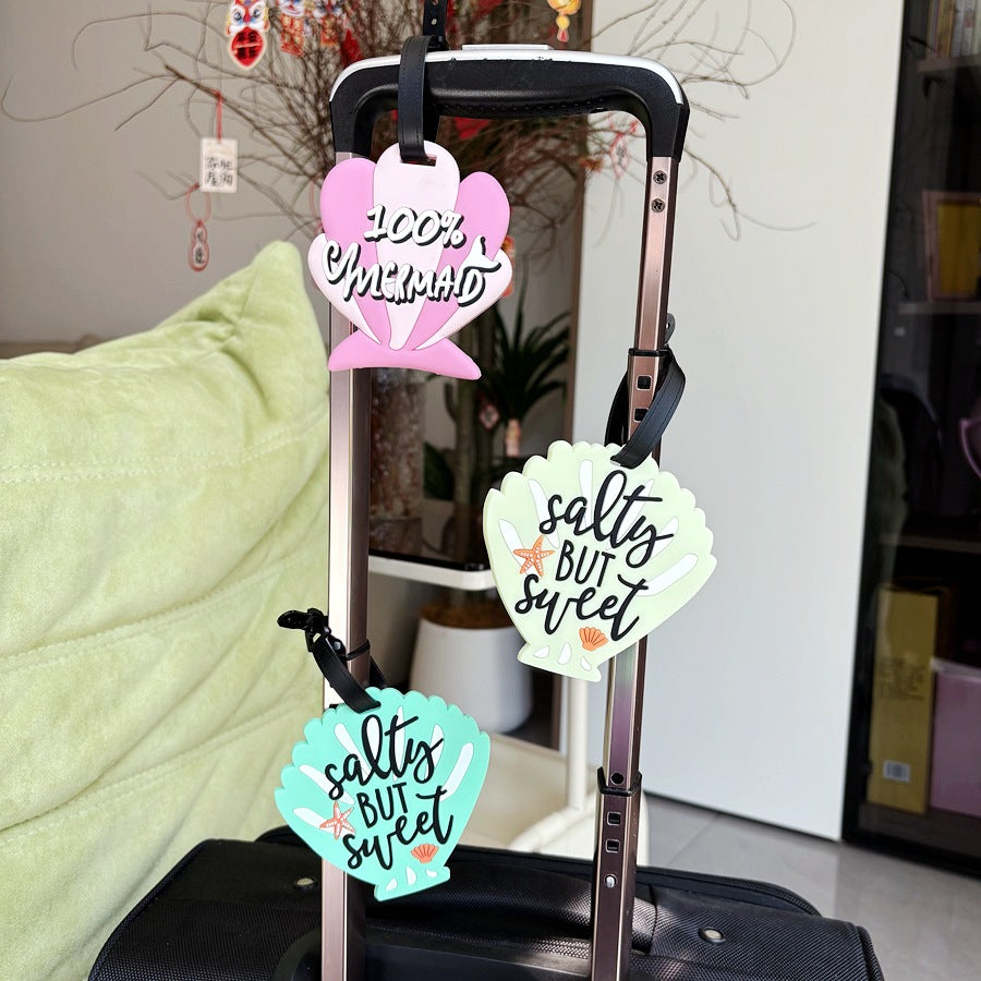Novelty Shell-Shaped Luggage Tag Bowlift
