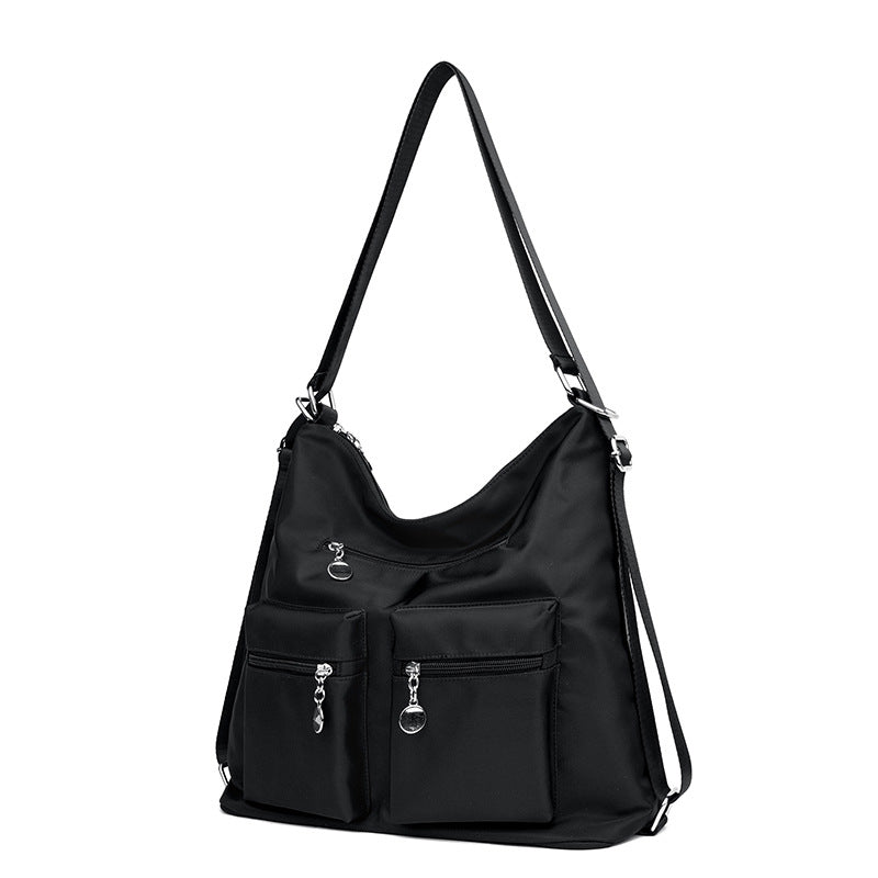 Spacious Multi-Pocket Shoulder Bag Bowlift