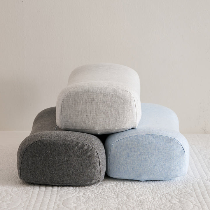 Orthopedic neck support pillow with ergonomic contour Bowlift