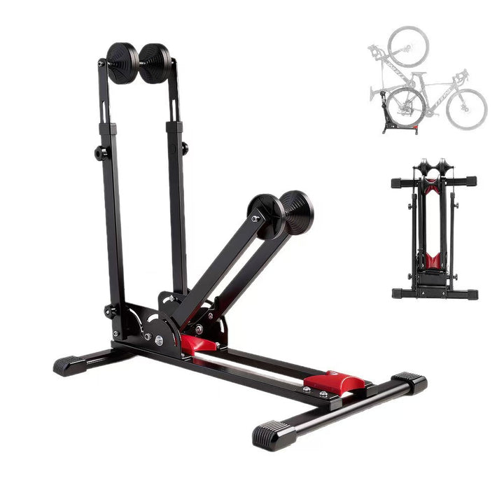 adjustable foldable wheel-on indoor bike trainer stand with adjustable roller resistance Bowlift