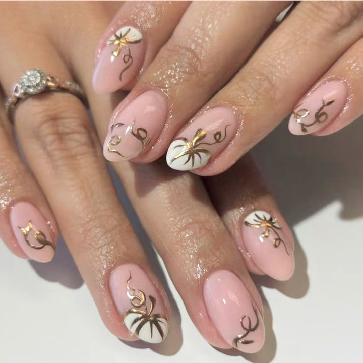 Elegant Floral Nail Art Design Bowlift