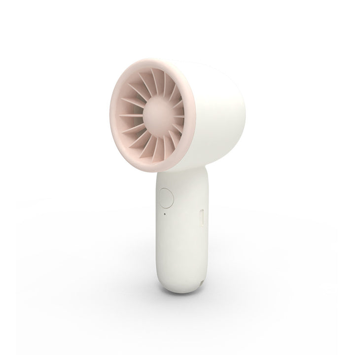 Unisex compact rechargeable handheld fan with quiet turbine fan Bowlift
