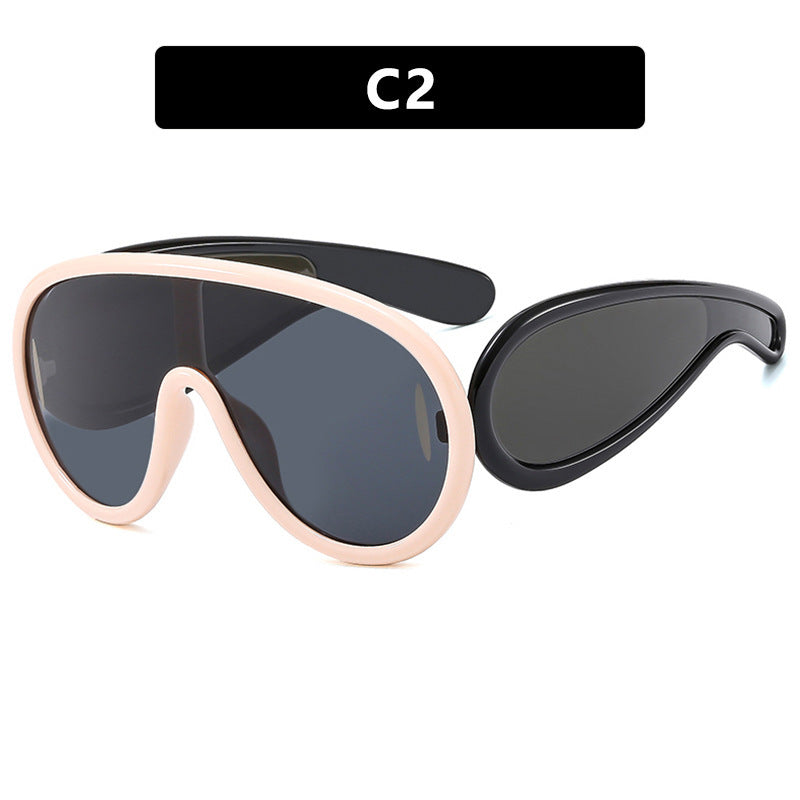 Women's fashionable sunglasses with removable lenses Bowlift