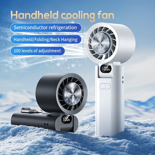 Unisex Rechargeable Portable Handheld Fan Bowlift