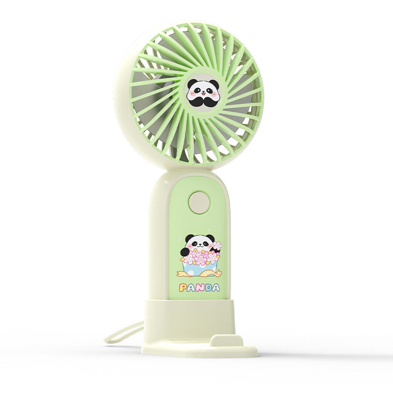 Women's Portable Hand Fan in Cute Panda Design Bowlift