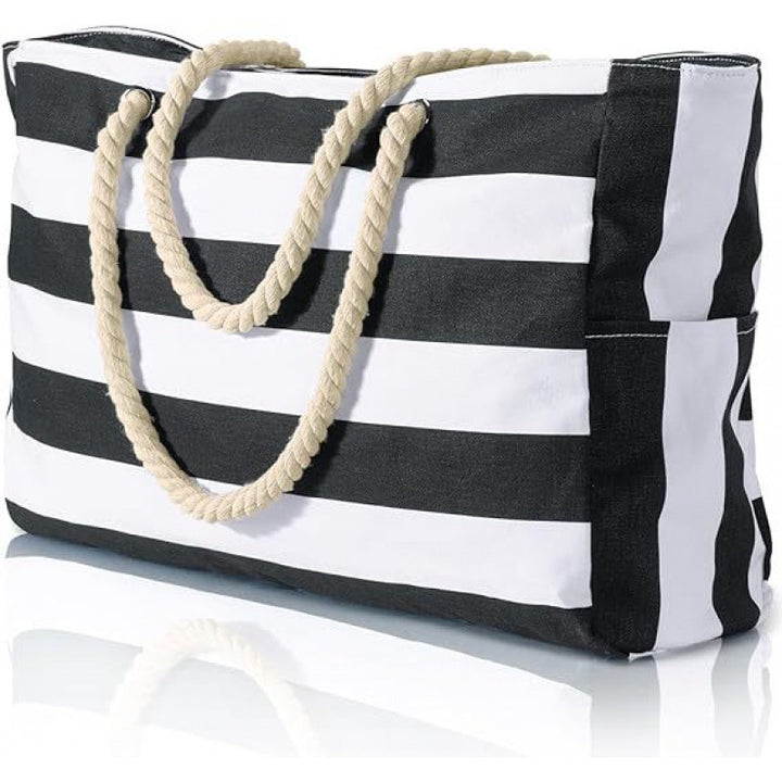 Beach bag with practical outer pocket Bowlift