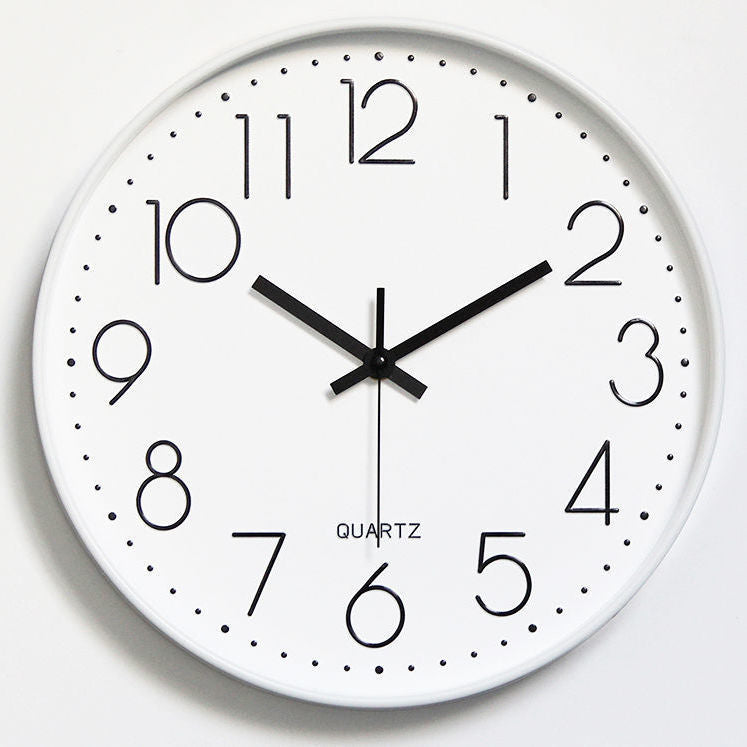 Wall clock in minimalist design Bowlift