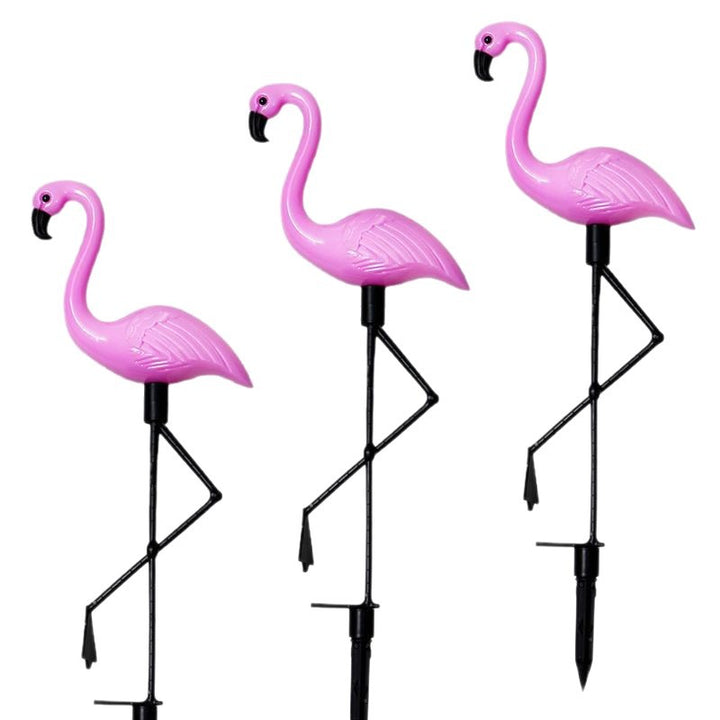 Articulated Flamingo Lawn Stake LED Accent Light With Adjustable Arm Bowlift