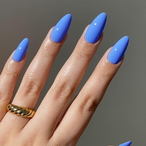 Premium Glossy Almond-Shaped Press-On Nails Bowlift