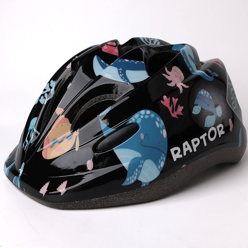 Children's Dinosaur-Themed Safety Helmet Bowlift
