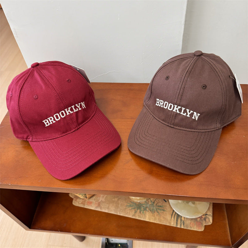 Men's Casual Embroidered Cotton Baseball Cap Bowlift