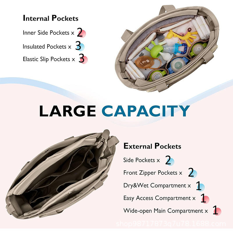 Quilted Multi-Purpose Work Tote Bowlift